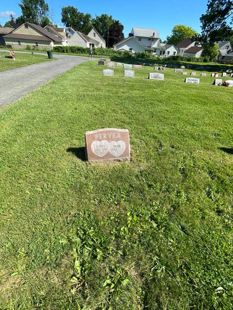 Celia Peryea's grave. Photo 1