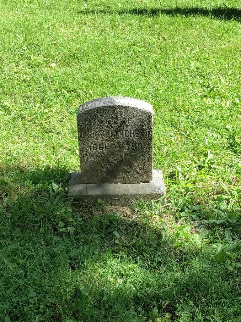 Caroline Hanchett's grave. Photo 2