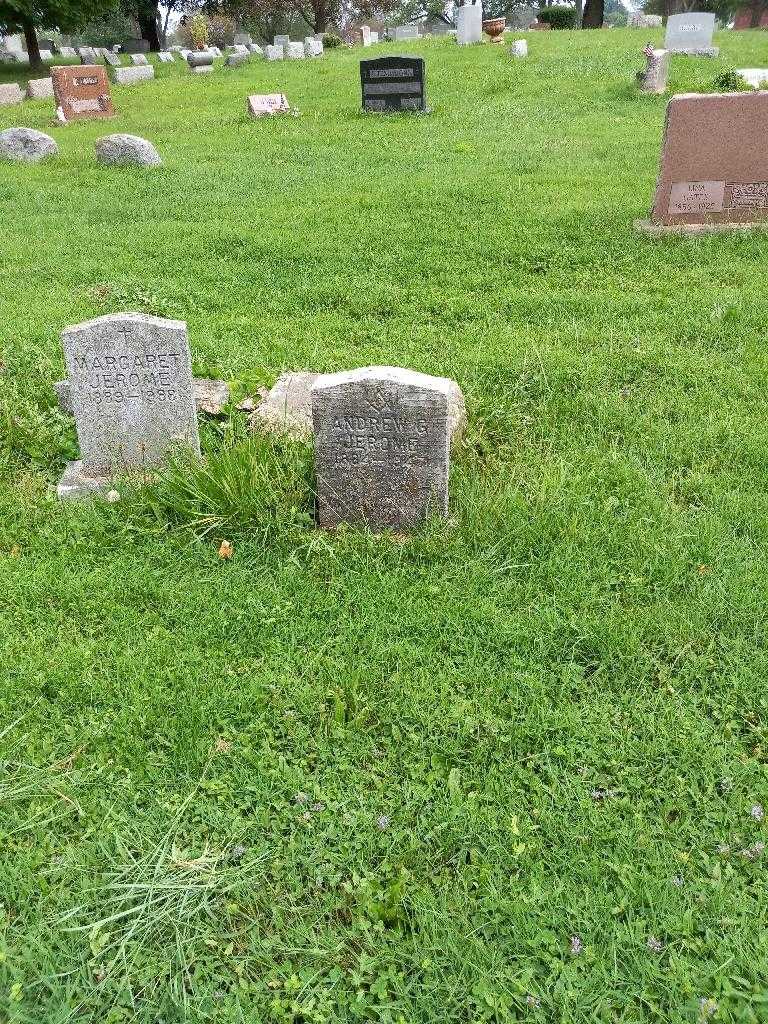 Andrew G. Jerome's grave. Photo 1