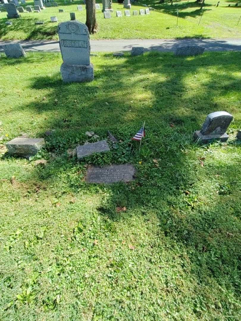 Frederick K. Schug Senior's grave. Photo 1