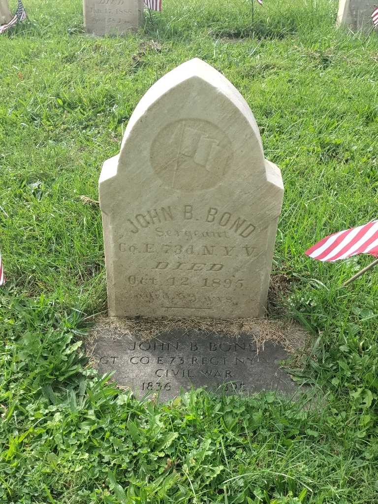 John B. Bond's grave. Photo 2