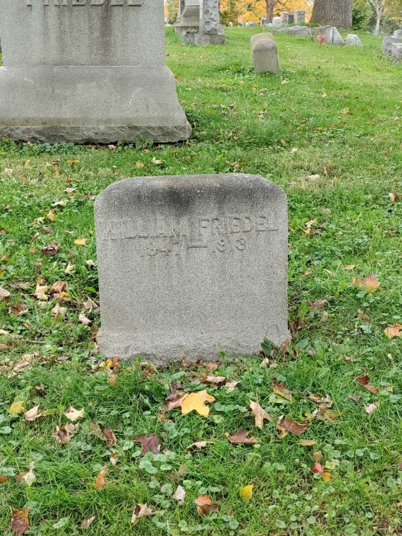 William Friedel's grave. Photo 2