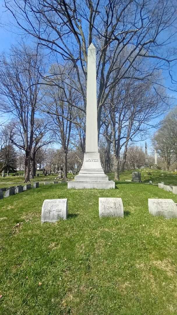 Oliver E. Moyer's grave. Photo 5