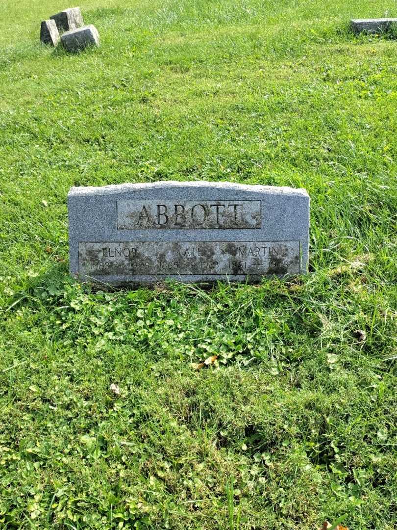 Kate C. Abbott's grave. Photo 2