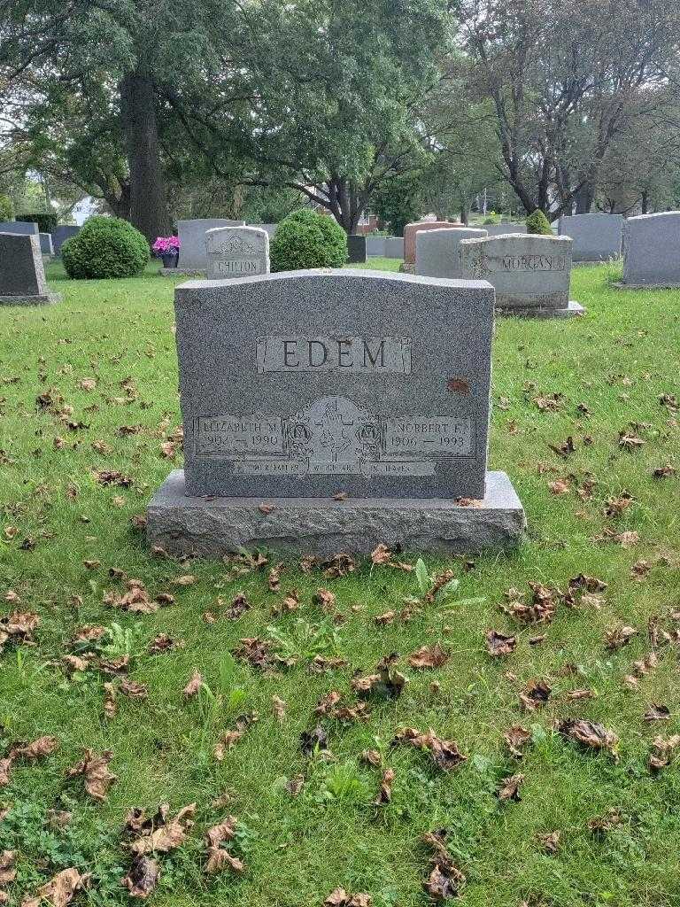 Norbert F. Edem's grave. Photo 1
