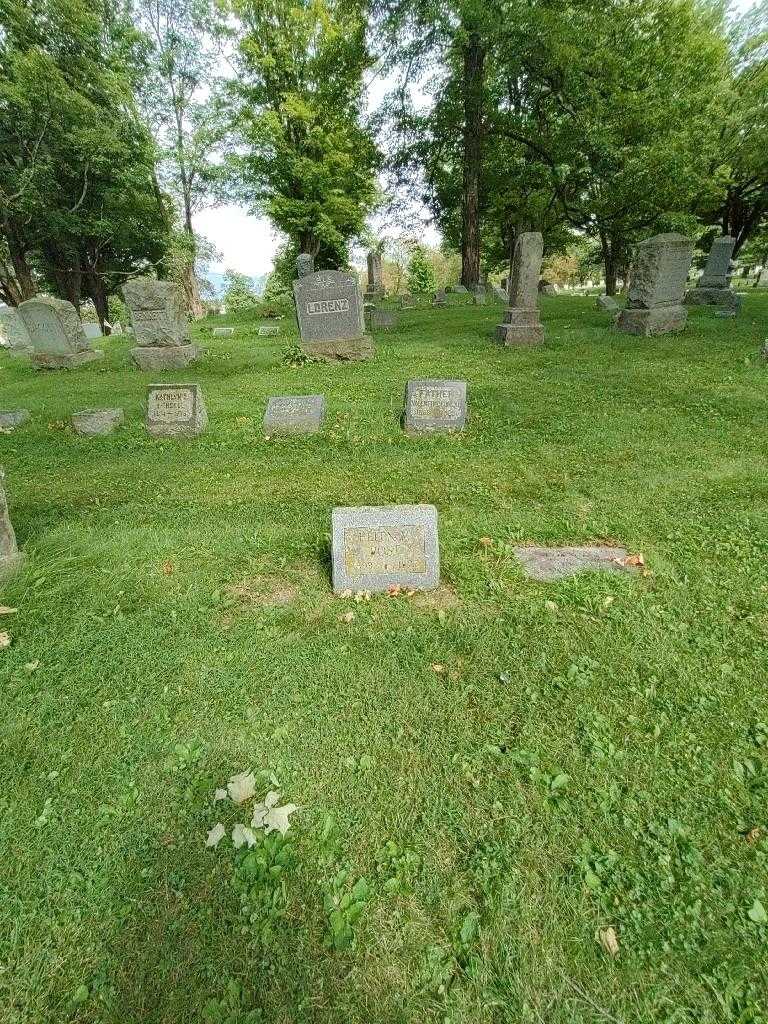 Helen M. Graff Post's grave. Photo 1