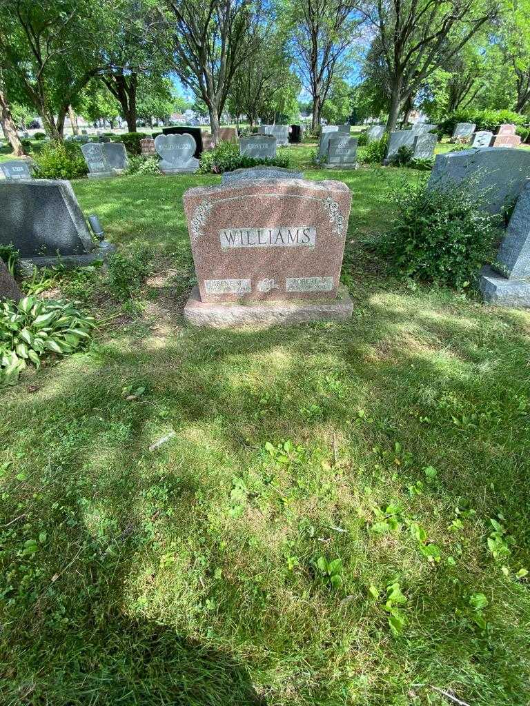 Irene M. Williams's grave. Photo 1