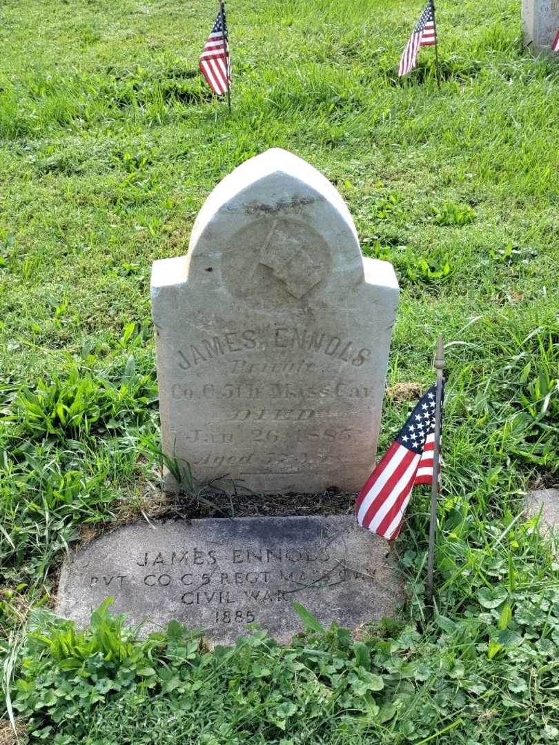 James Ennols's grave. Photo 2