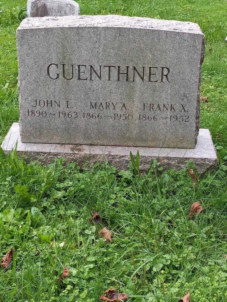 John L. Guenthner's grave. Photo 3