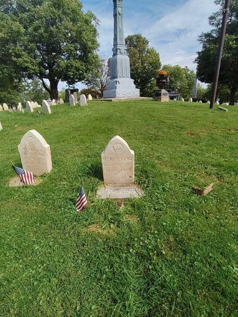 Henry Lenz's grave. Photo 1