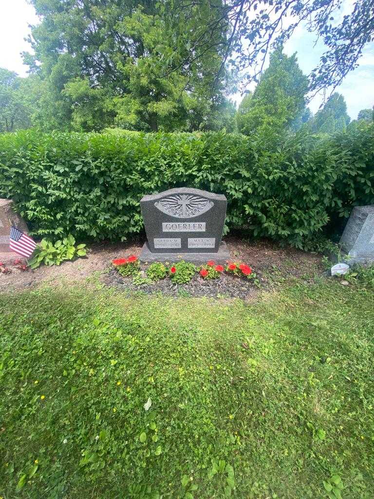 Max W. Goerler's grave. Photo 1