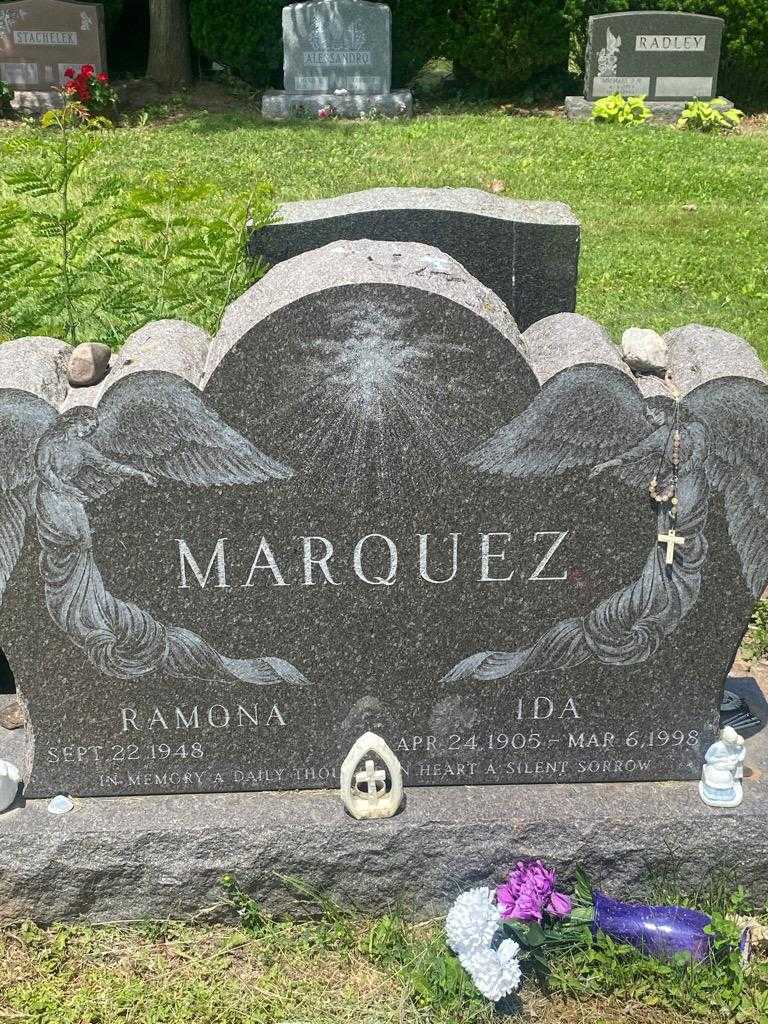 Ida Marquez's grave. Photo 3