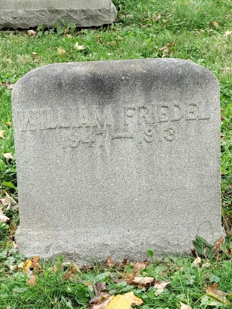 William Friedel's grave. Photo 3