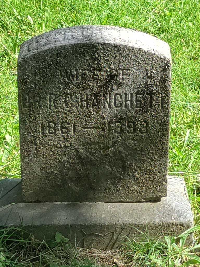 Caroline Hanchett's grave. Photo 3