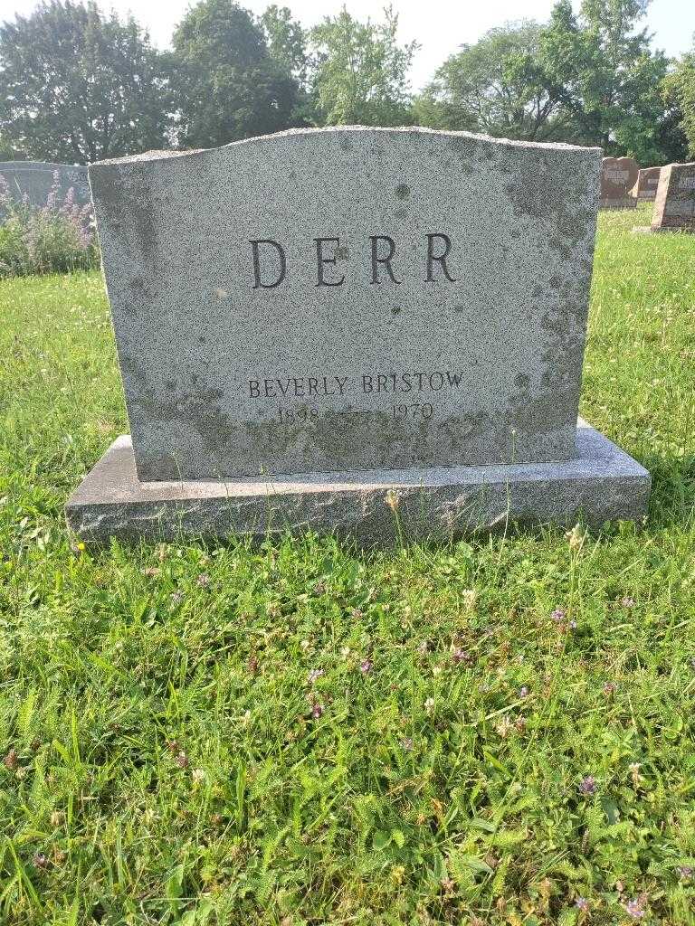 Beverly Bristow Derr's grave. Photo 2