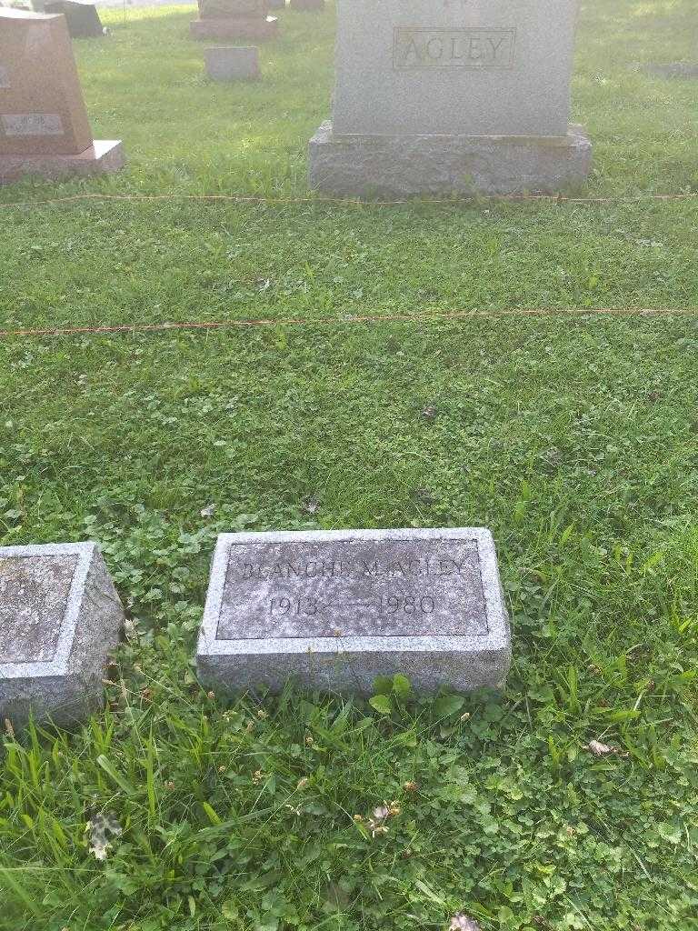 Blanche M. Agley's grave. Photo 3