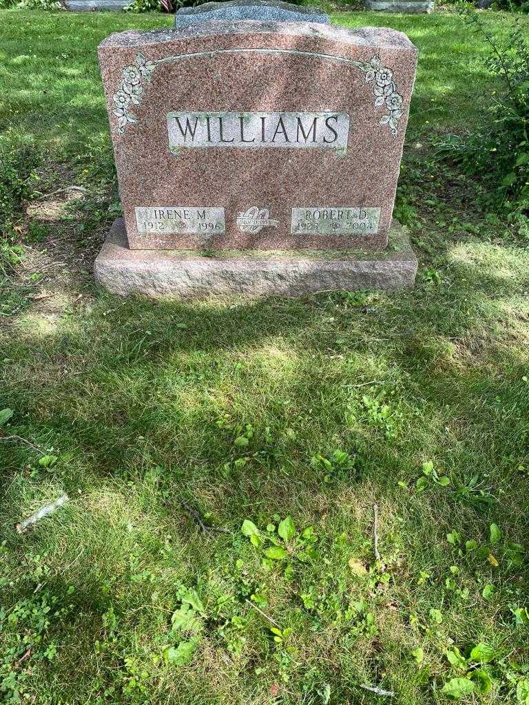 Irene M. Williams's grave. Photo 2