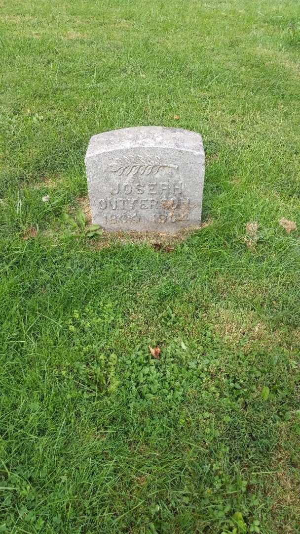 Joseph Outterson's grave. Photo 2