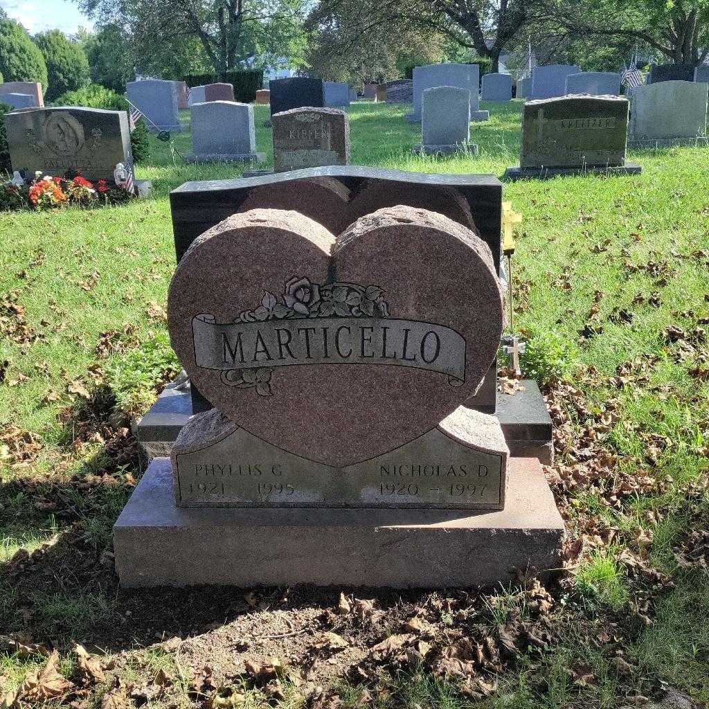 Nicholas D. Marticello's grave. Photo 3