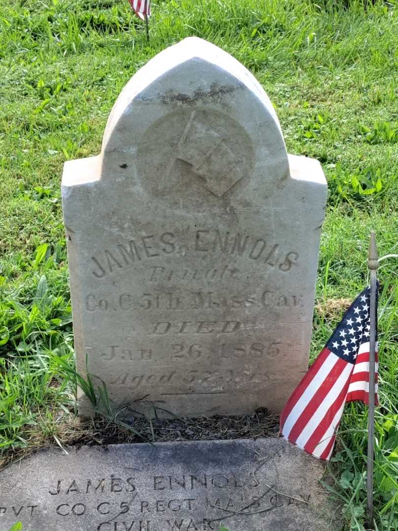 James Ennols's grave. Photo 3