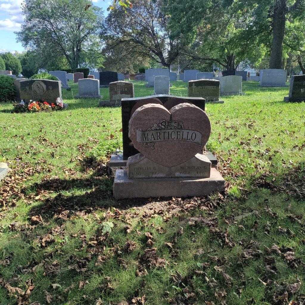 Nicholas D. Marticello's grave. Photo 2
