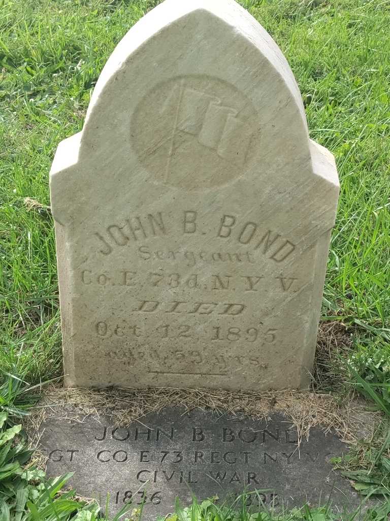 John B. Bond's grave. Photo 3