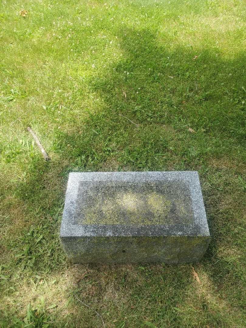 Bertha R. Strong's grave. Photo 2