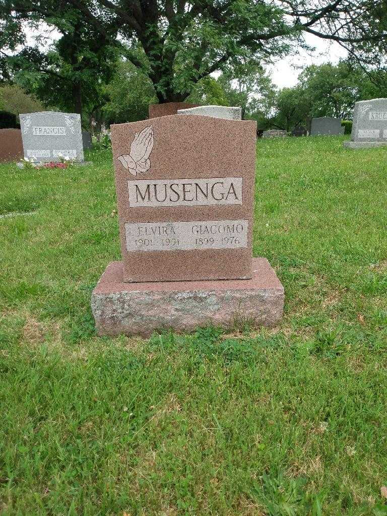 Elvira Musenga's grave. Photo 1