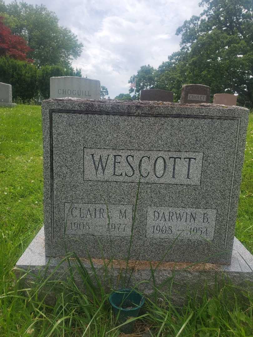 Claire M. Wescott's grave. Photo 3