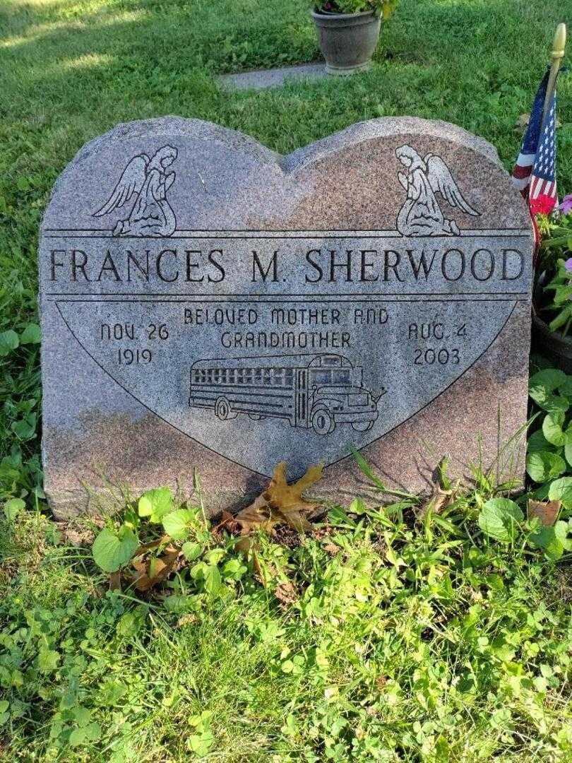 Frances M. Sherwood's grave. Photo 4