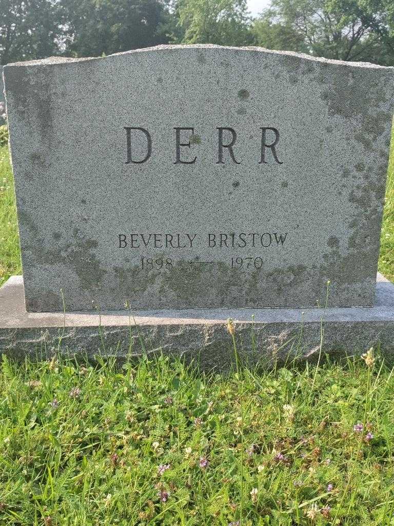 Beverly Bristow Derr's grave. Photo 3