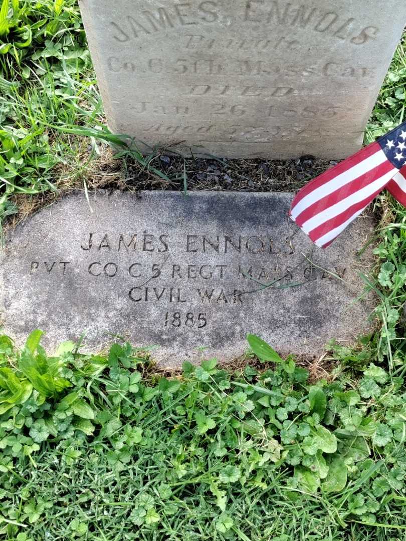 James Ennols's grave. Photo 4