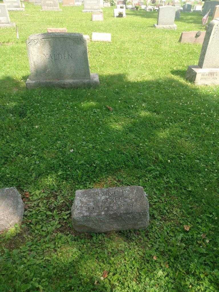 Irving D. Yalden's grave. Photo 1