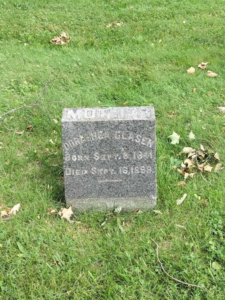 Dorothea Clasen's grave. Photo 2