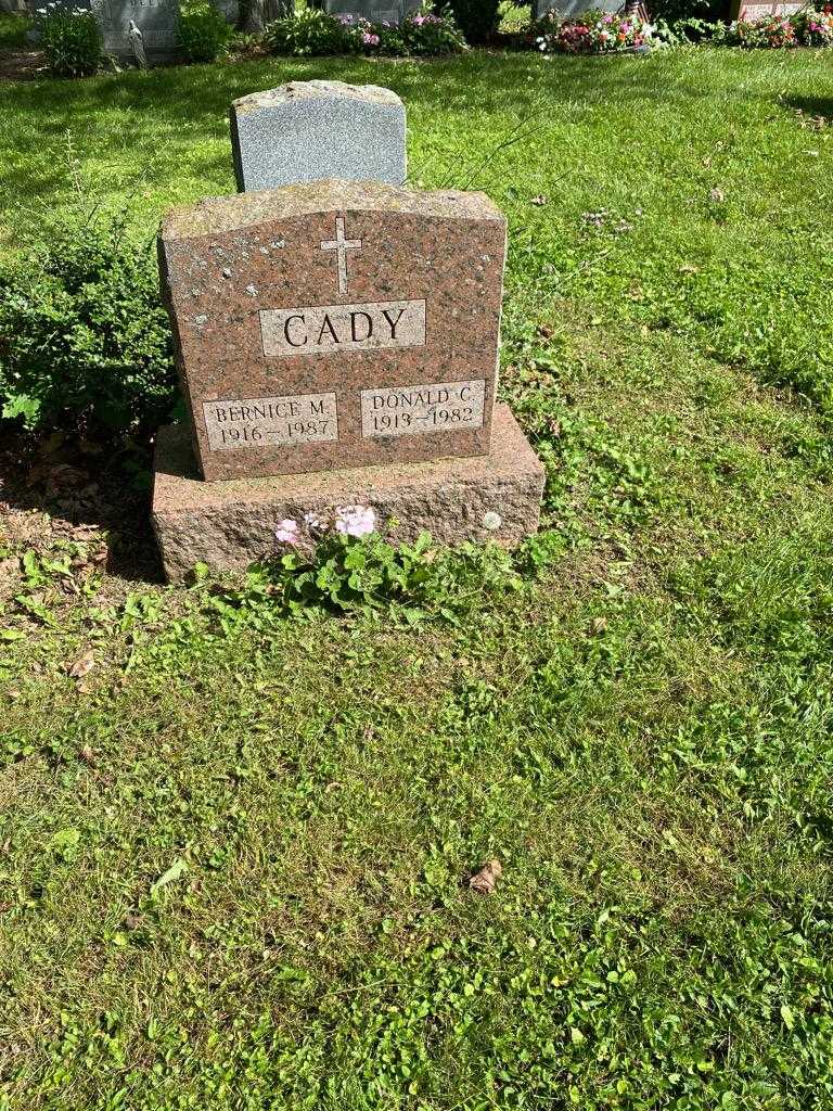 Donald C. Cady's grave. Photo 2