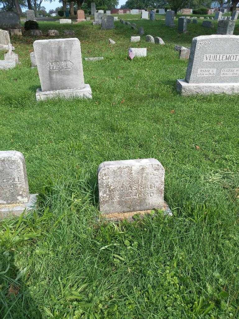 Thomas Hall's grave. Photo 1