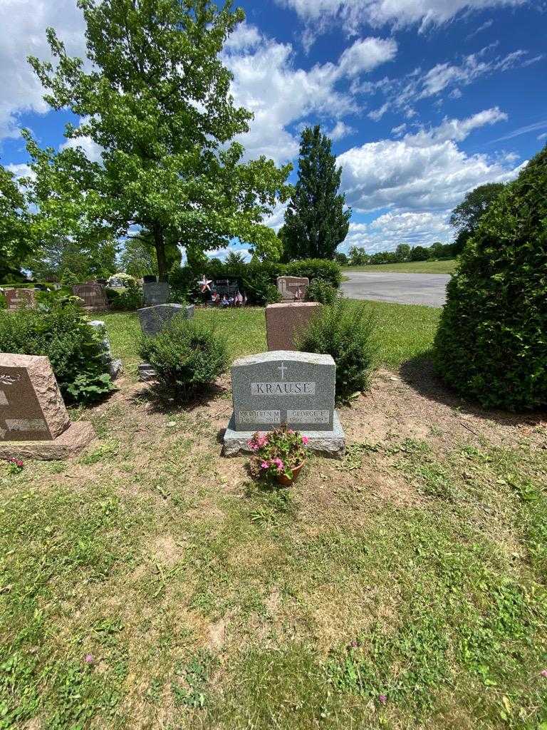 George F. Krause's grave. Photo 1