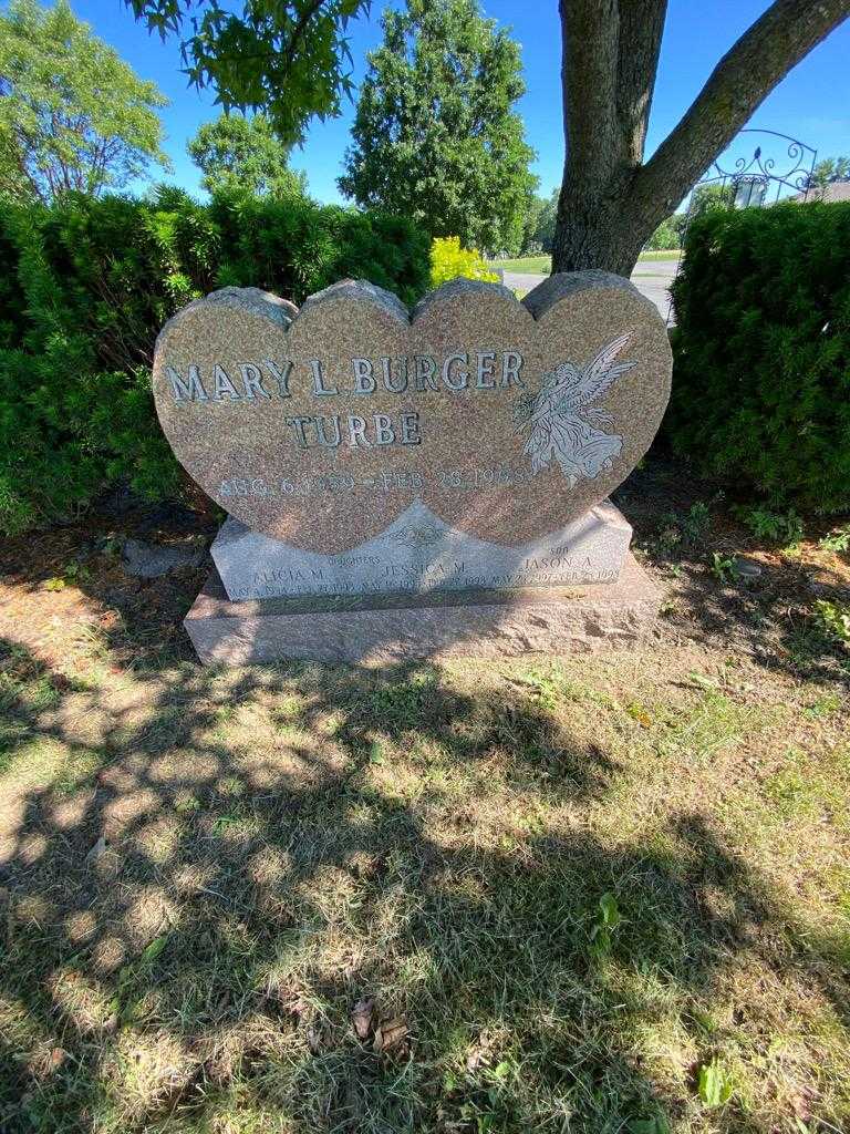 Mary L. Burger Turbe's grave. Photo 1
