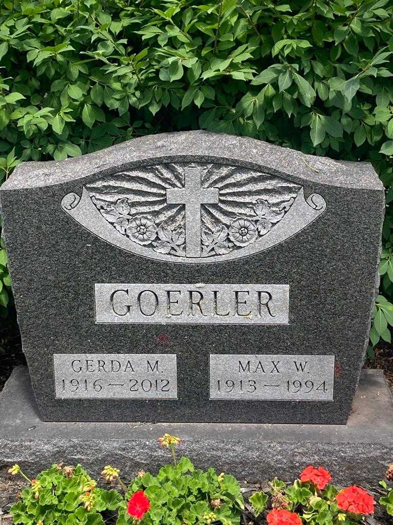 Max W. Goerler's grave. Photo 3