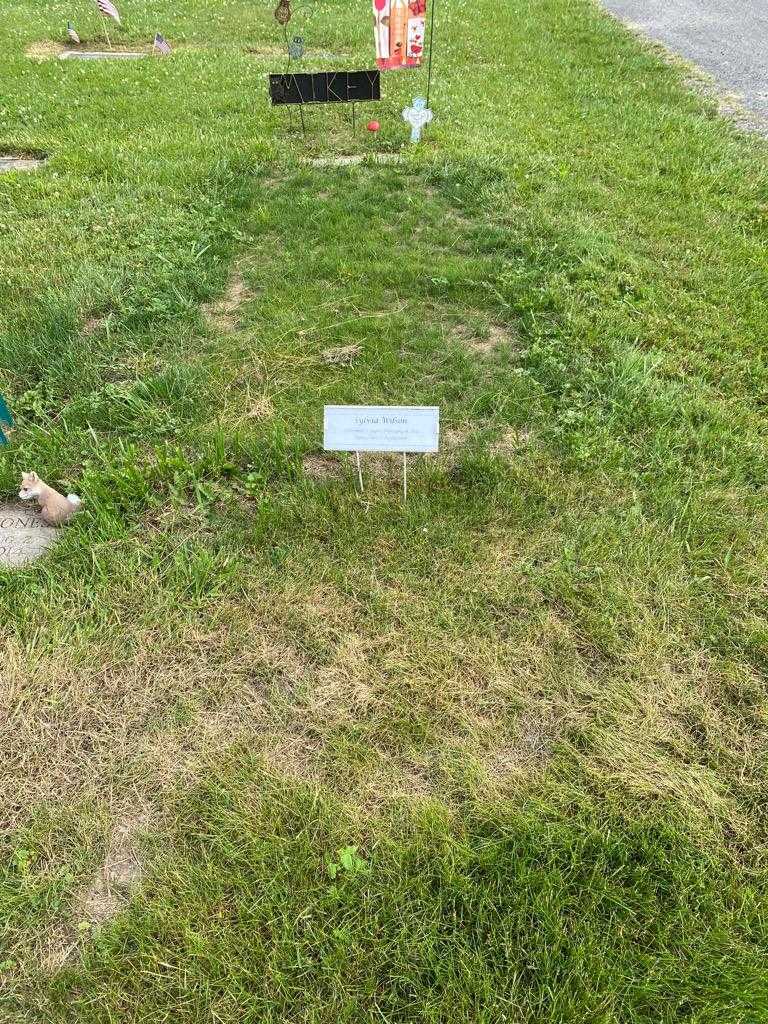 Sylvia Wilson's grave. Photo 2
