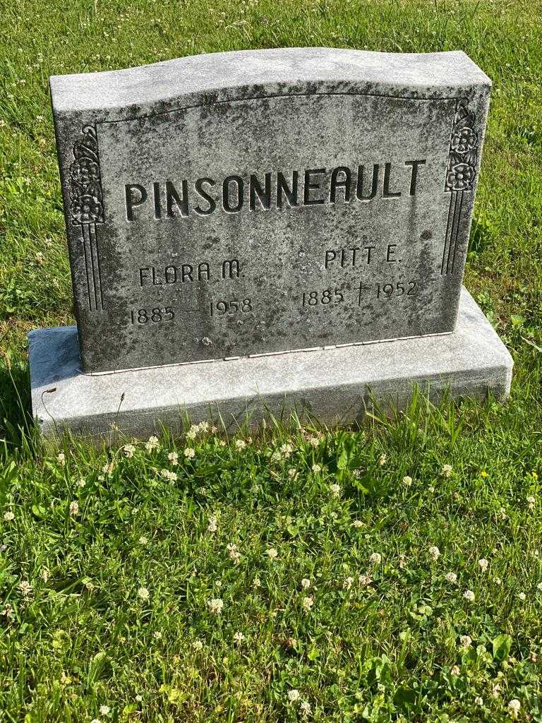 Pitt E. Pinsonneault's grave. Photo 3
