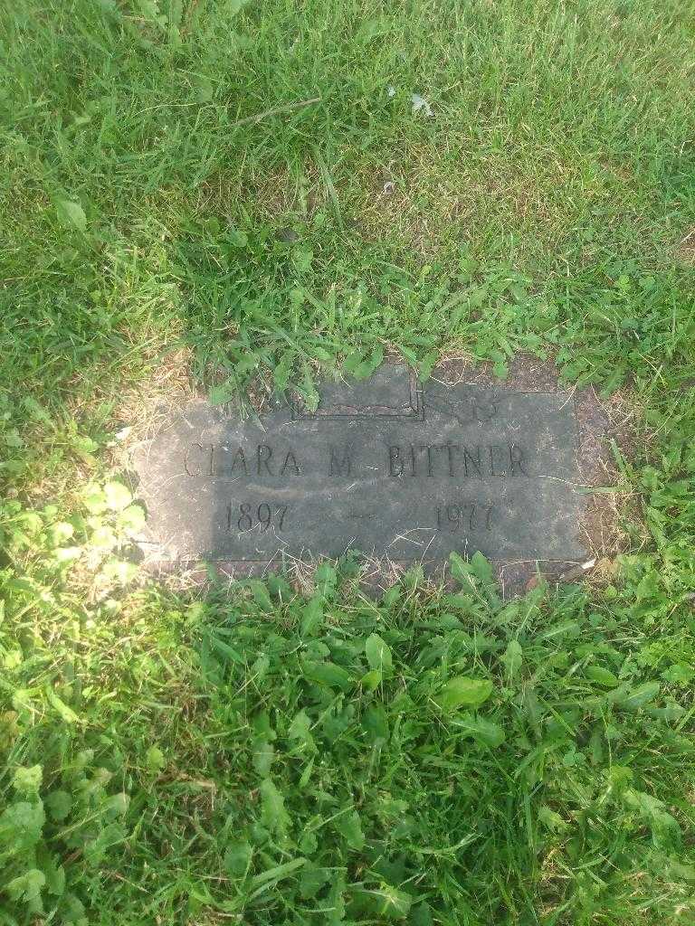 Clara M. Bittner's grave. Photo 2