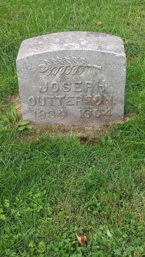 Joseph Outterson's grave. Photo 3