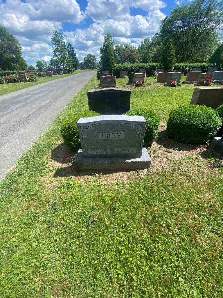 Hildegard Frey's grave. Photo 1