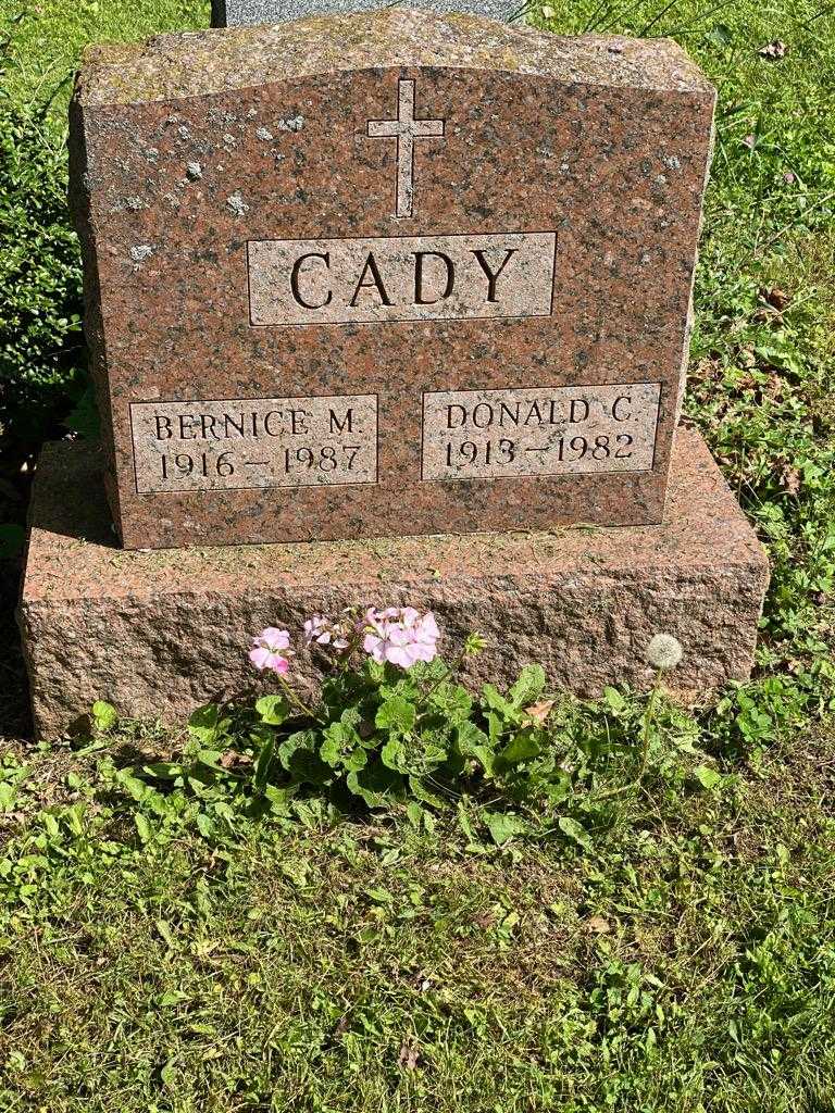 Donald C. Cady's grave. Photo 3