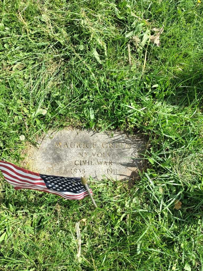 Maurice Green's grave. Photo 2