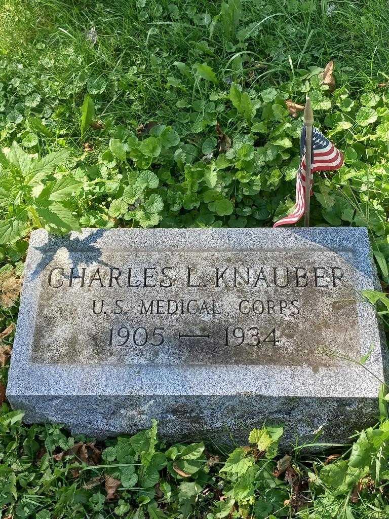 Charles Leroy Knauber's grave. Photo 3