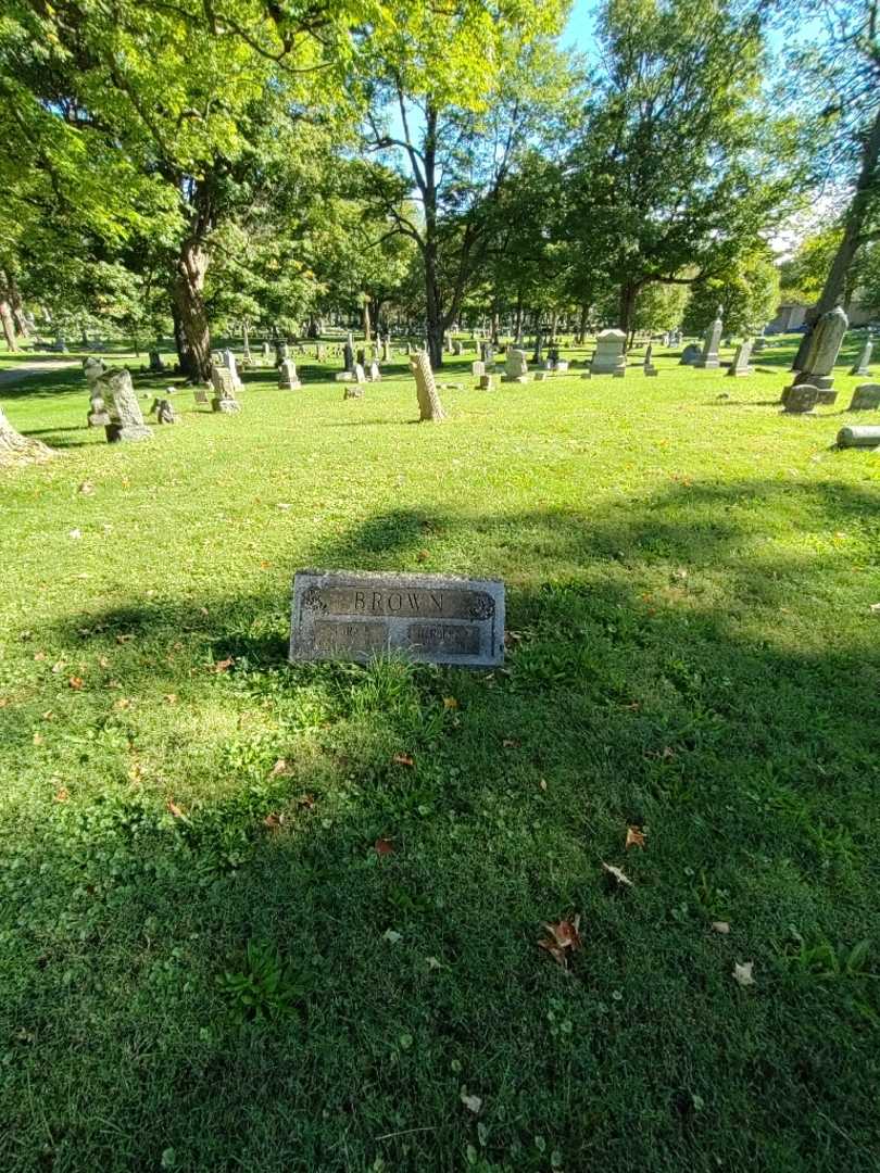 Herbert A. Brown's grave. Photo 1