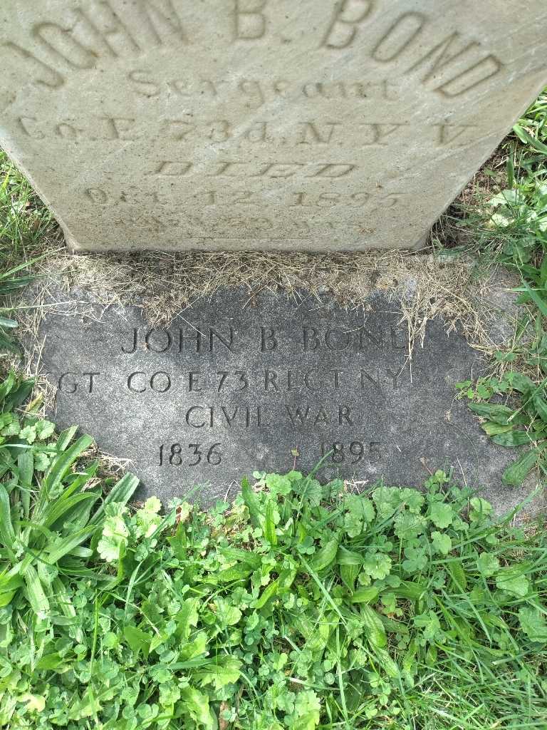 John B. Bond's grave. Photo 4