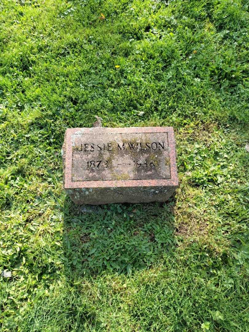 Jessie M. Wilson's grave. Photo 3